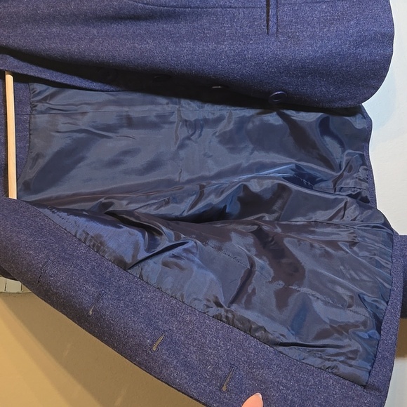 Orvis Wool Stand Collar Button Front Lined Blazer Jacket NWOT - Picture 15 of 15